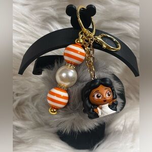 Disney Muse Melpomene Doorables Keychain/ Bag Charm Handmade